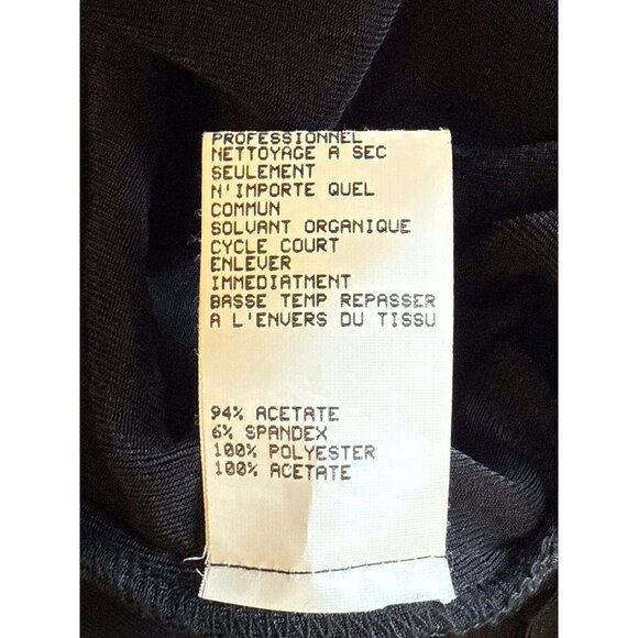 Scott‎ McClintock Black Gown Size 8 Sparkle Details & Long Chiffon Skirt - Picture 8 of 8